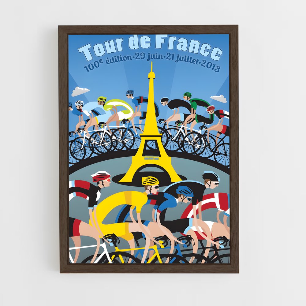 Poster L'Ascension des Cimes – affiche Cyclisme (vue 5)